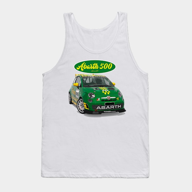 ABARTH 500 496 Tank Top by PjesusArt